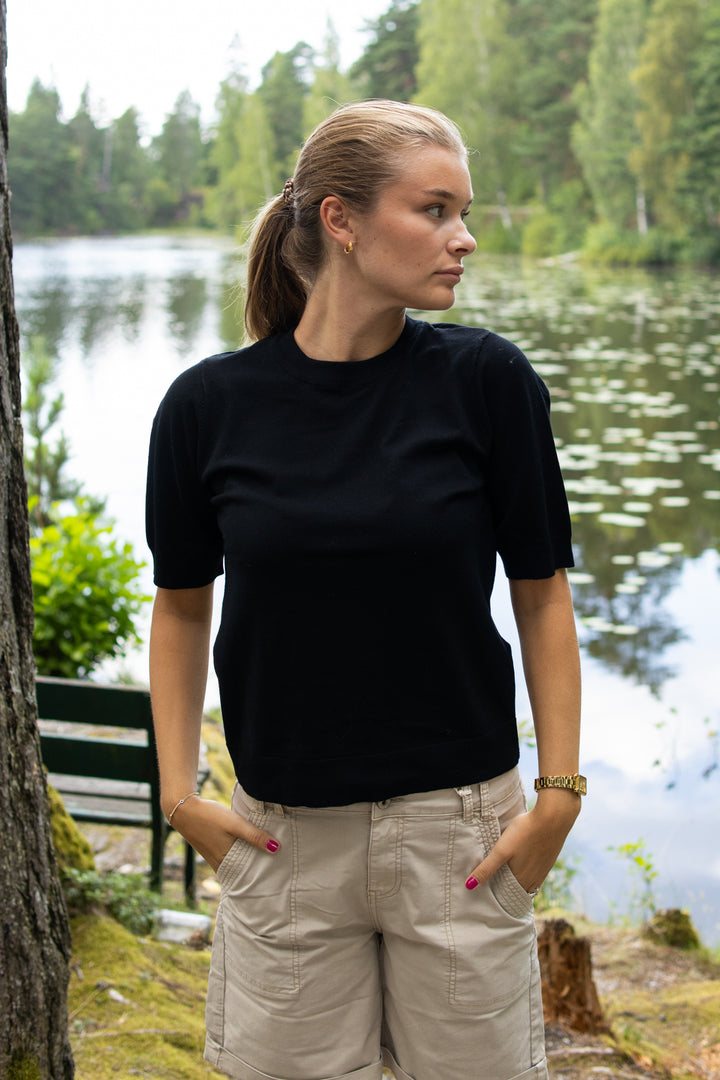 Lena knit Pullover - Black