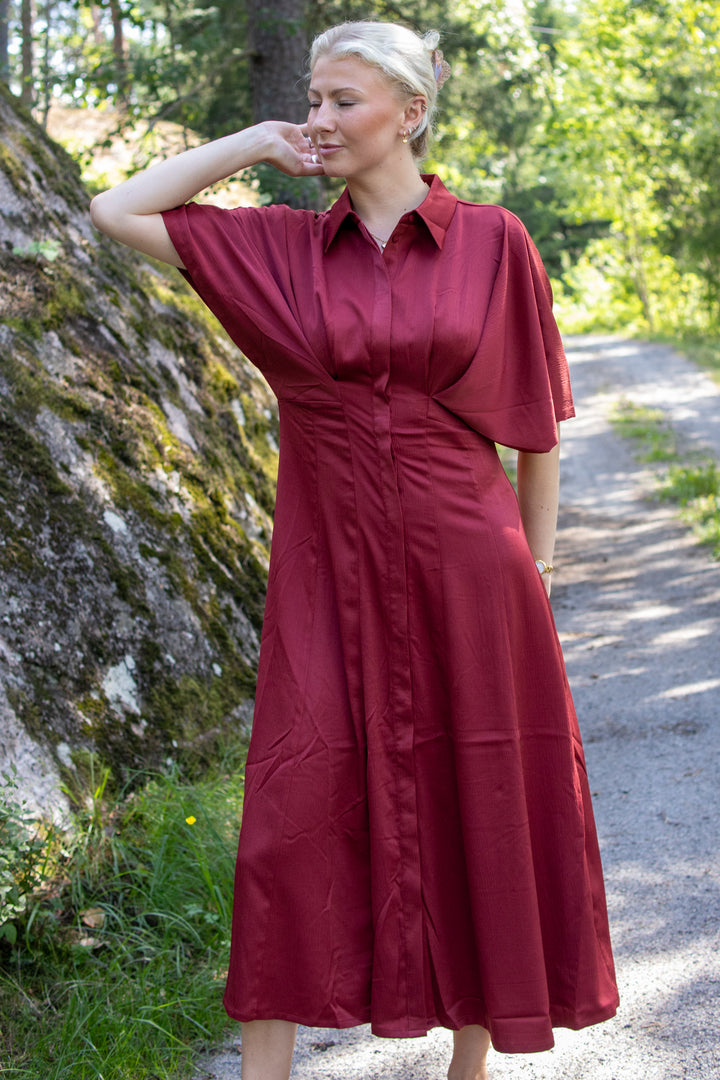CMVIANNA DRESS - RED - Kjoler - Helt Dilla AS