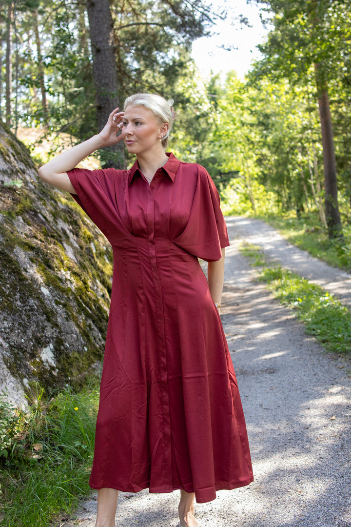CMVIANNA DRESS - RED - Kjoler - Helt Dilla AS