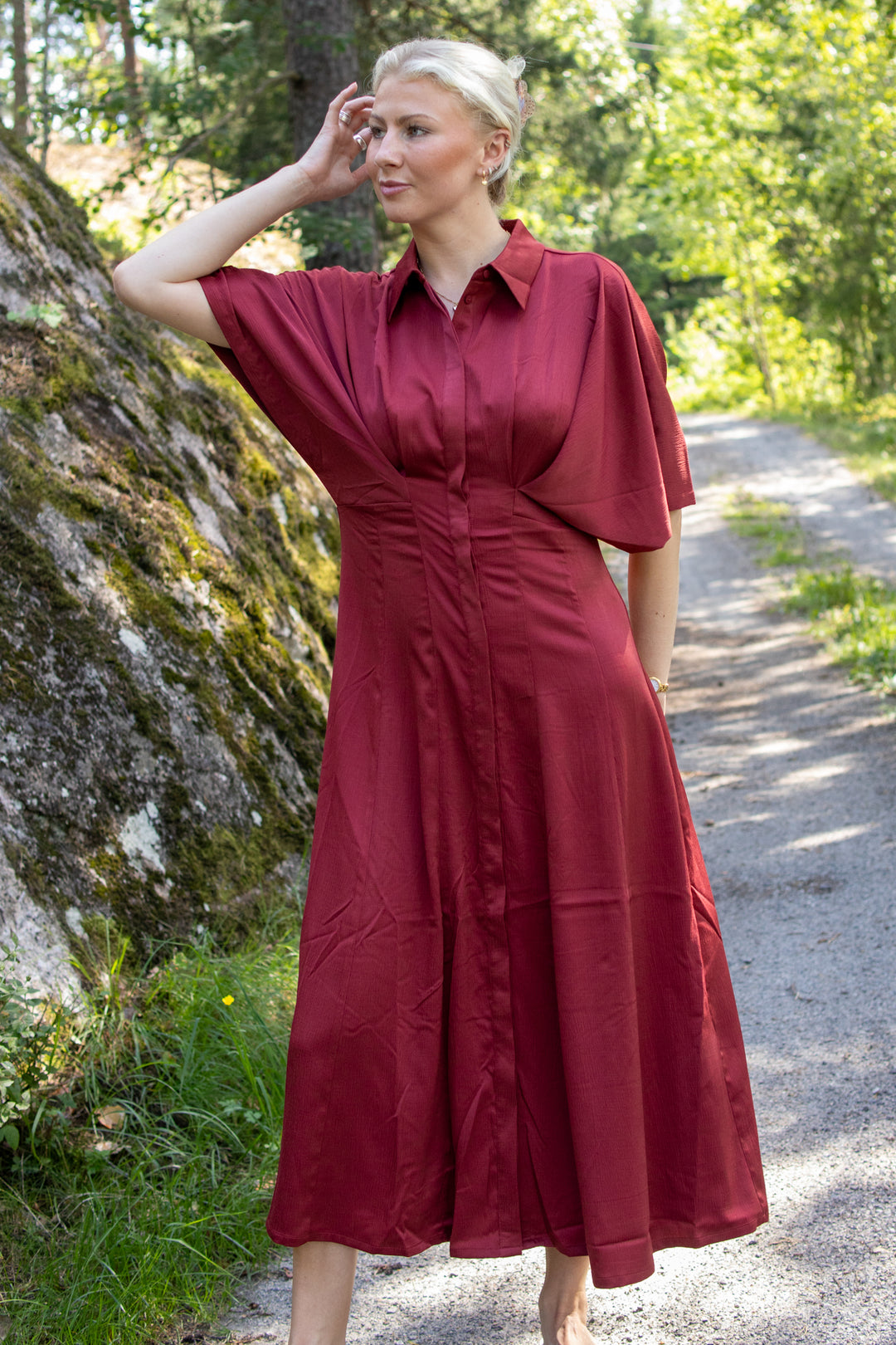 CMVIANNA DRESS - RED - Kjoler - Helt Dilla AS