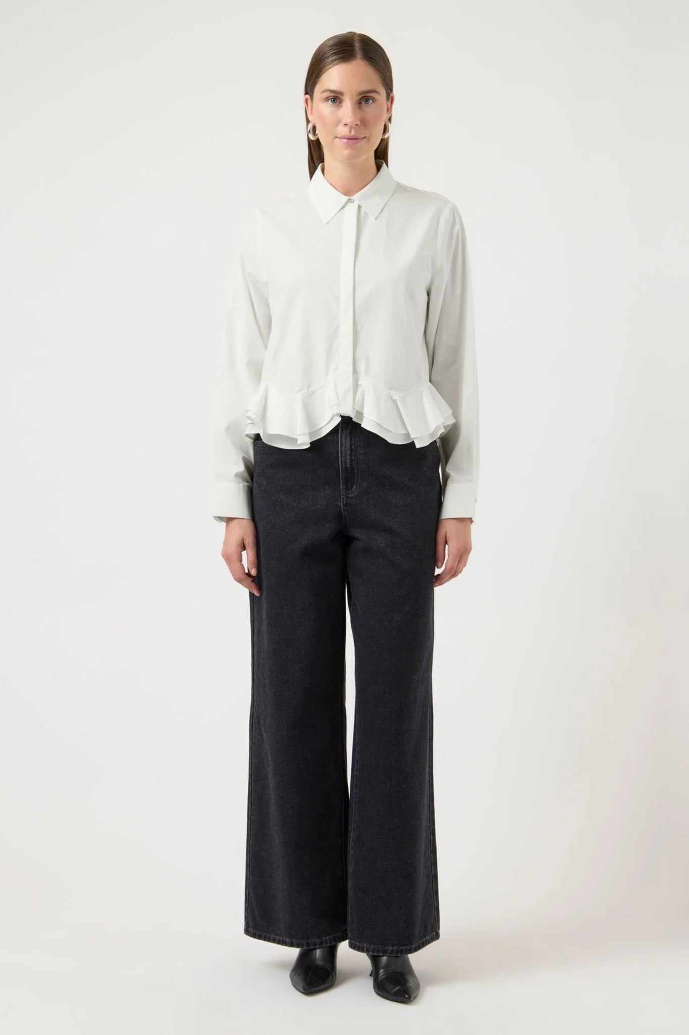 Anera Short Shirt - Star White - Skjorter - Helt Dilla AS