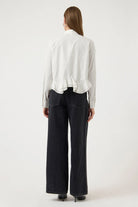 Anera Short Shirt - Star White - Skjorter - Helt Dilla AS