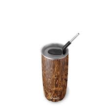 Tumbler with straw 700 ml- Teakwood