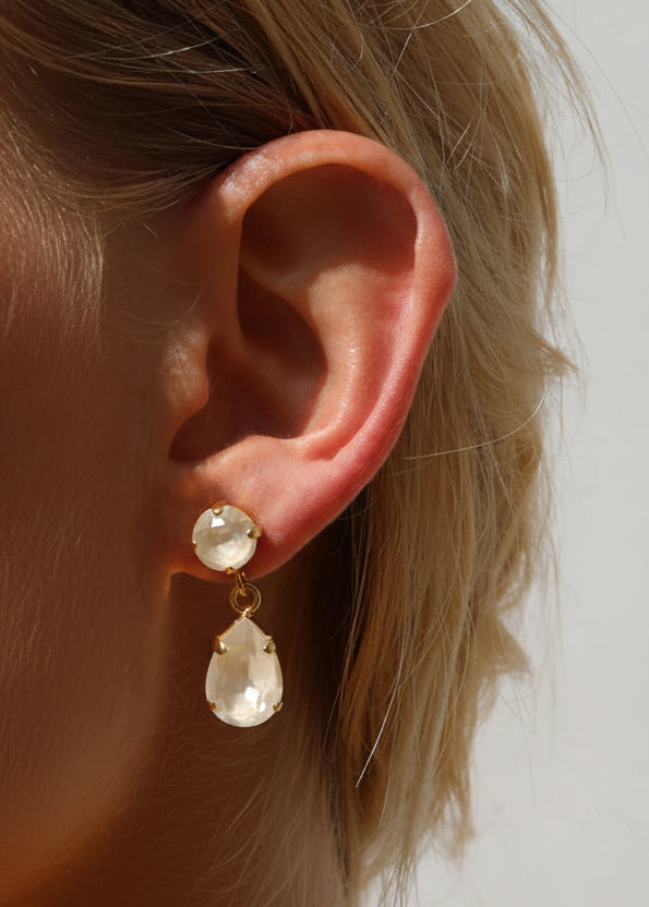 Mini Drop Earrings - linen ignite - Tilbehør - Helt Dilla AS