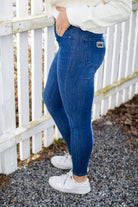 Celia  - Leia Teal Stone - Jeans - Helt Dilla AS