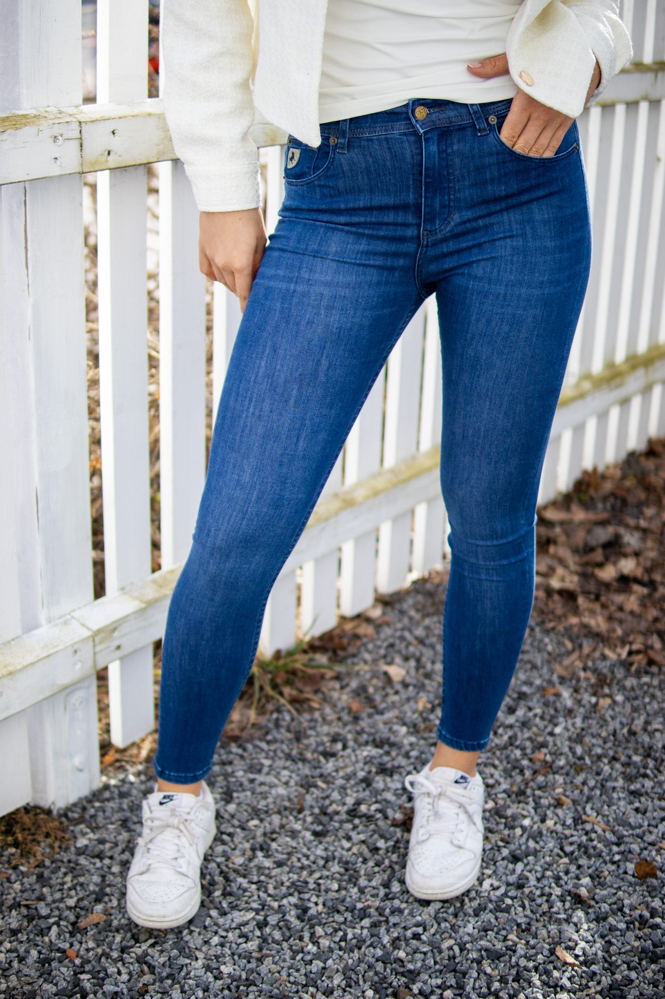 Celia  - Leia Teal Stone - Jeans - Helt Dilla AS