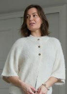 Benuta Fluffy Knit Cardigan - Off-White - Cardigans - Helt Dilla AS