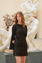 Jumari Heavy Sateen Dress - black - Kjoler - Helt Dilla AS