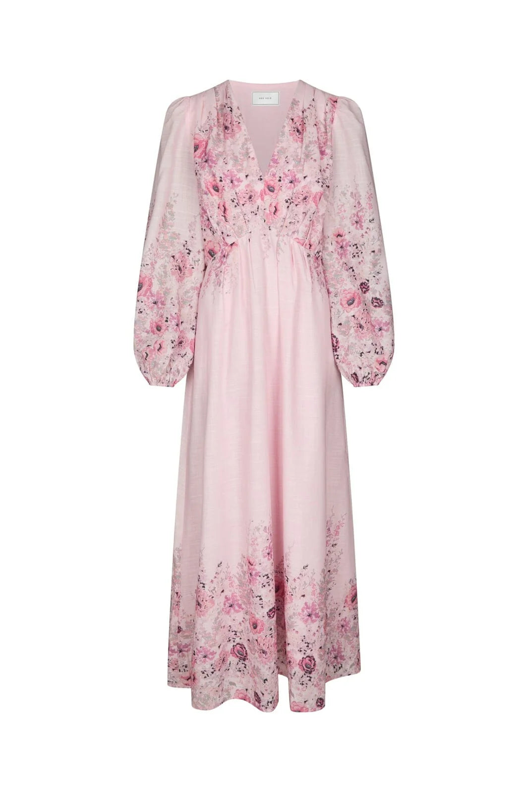 Sulfi Flower Print Dress - Dusty Rose - Kjoler - Helt Dilla AS