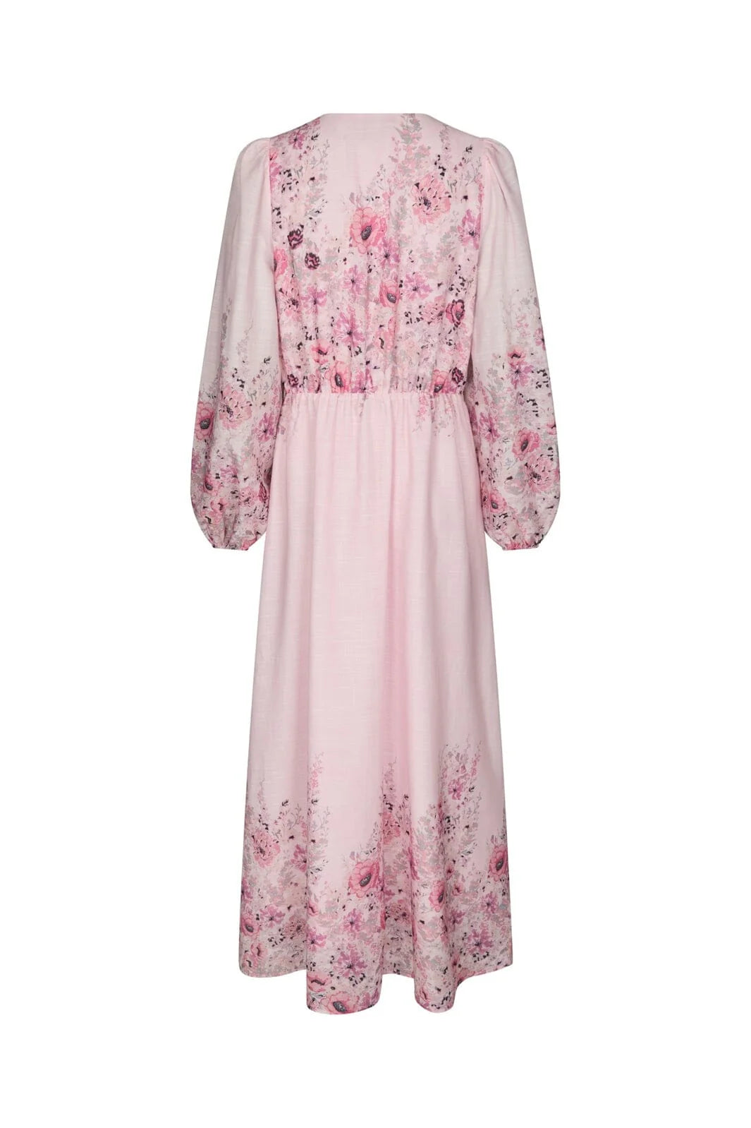Sulfi Flower Print Dress - Dusty Rose - Kjoler - Helt Dilla AS