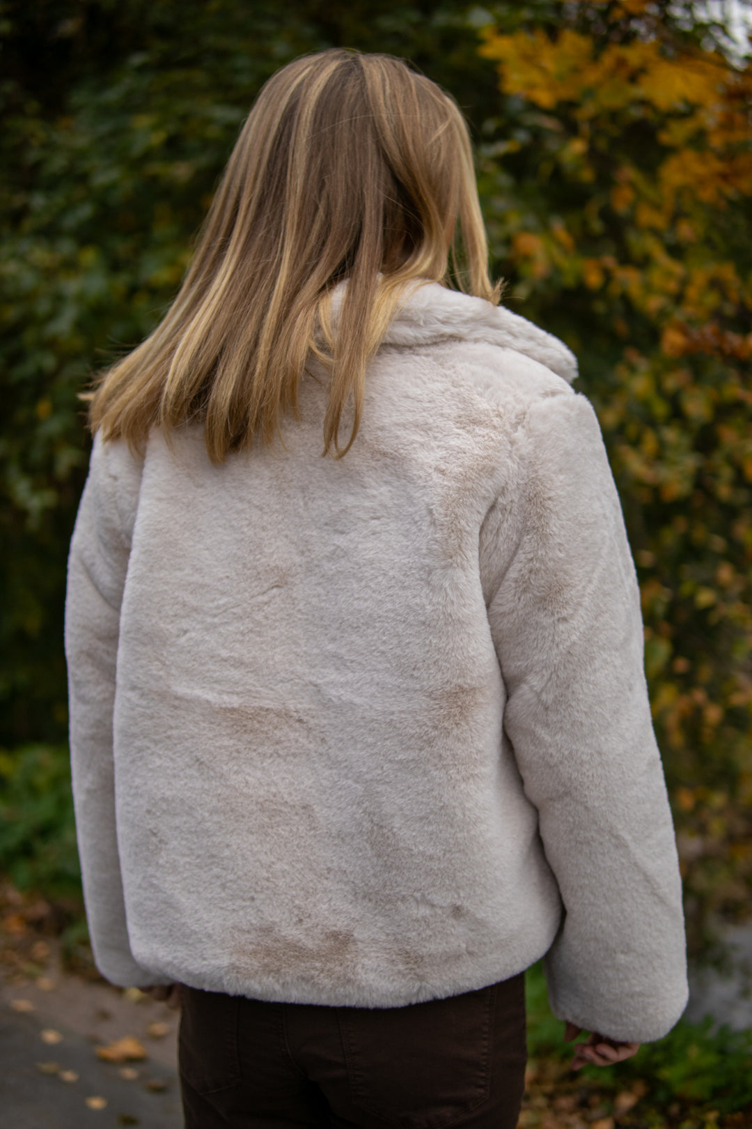 Winda fuskepelsjakke - Oyster Gray - Yttertøy pelsjakke - Helt Dilla AS