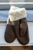 Day Faux shearling Mittens - Major Brown - Tilbehør - Helt Dilla AS