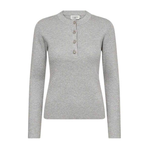 Veran Pullover - Light Grey Melange - Genser - Helt Dilla AS