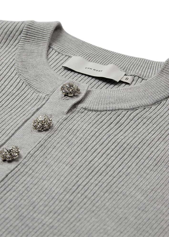 Veran Pullover - Light Grey Melange - Genser - Helt Dilla AS
