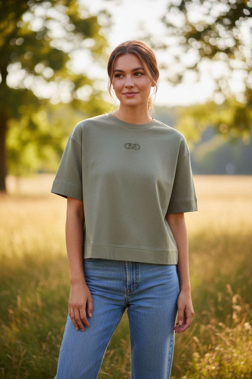 CM Muse Tee - Seagrass - T-skjorter - Helt Dilla AS