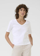 Ratansa t-shirt - bright  white - T-skjorter - Helt Dilla AS