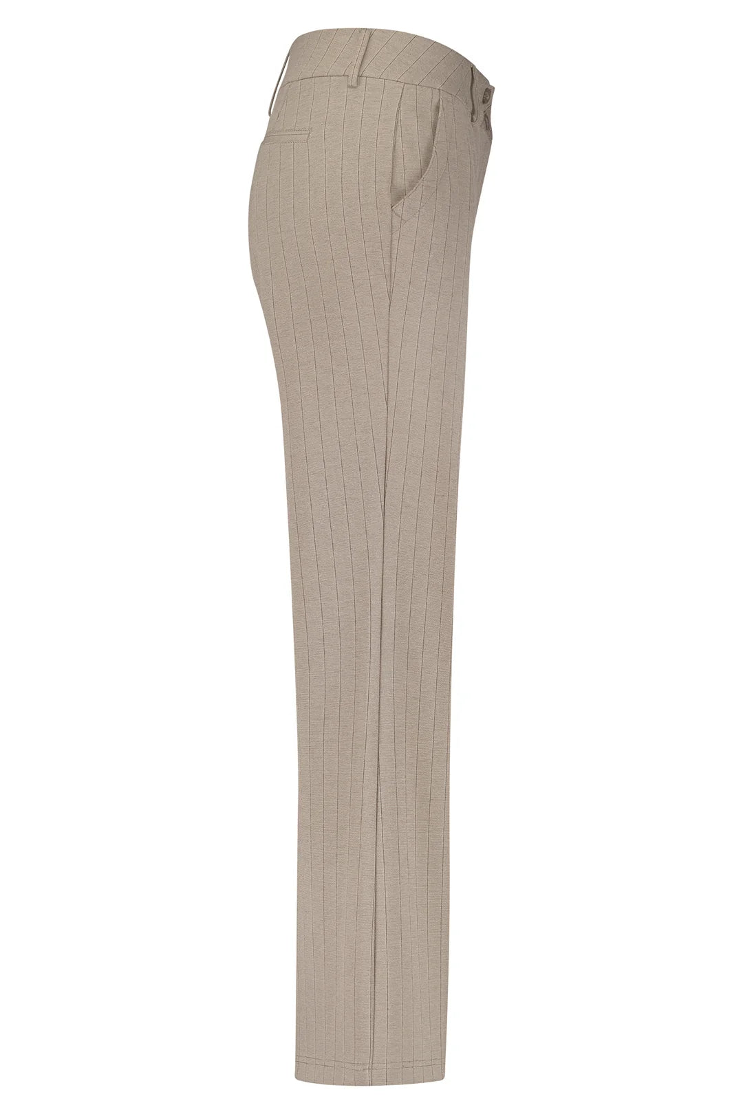Bibette Punta Pinstripe - Warm Taupe - Bukser - Helt Dilla AS