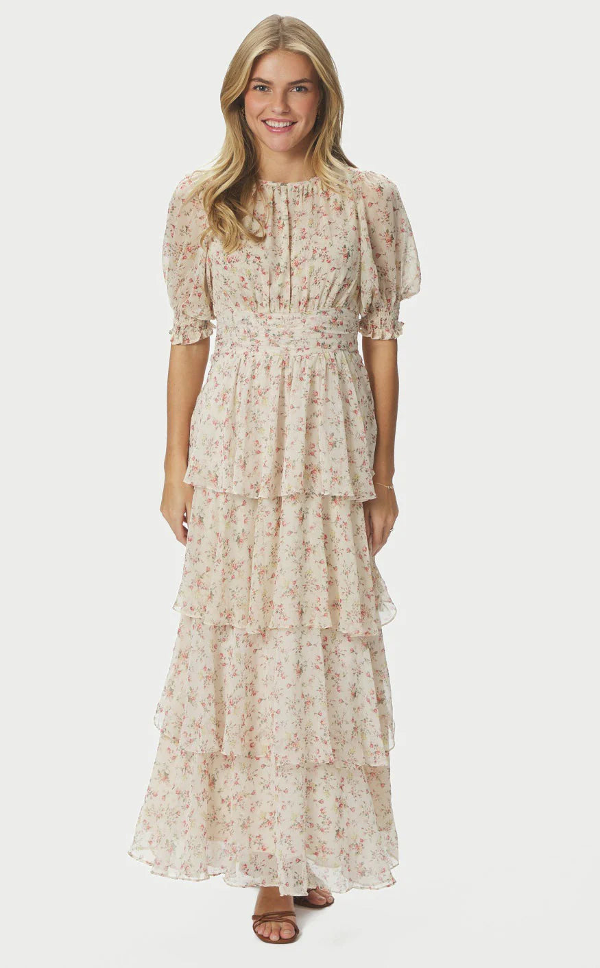 Sable Meadow Printed Dress - Creme - Kjoler - Helt Dilla AS