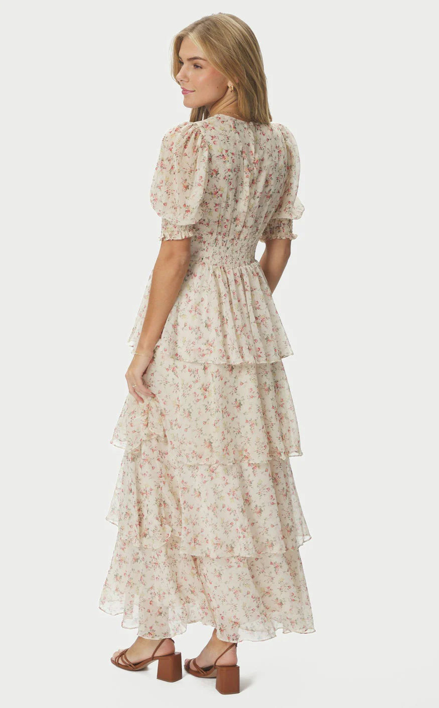 Sable Meadow Printed Dress - Creme - Kjoler - Helt Dilla AS