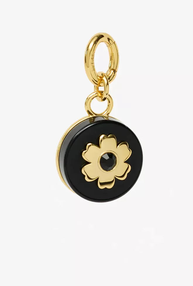 The black flower charm