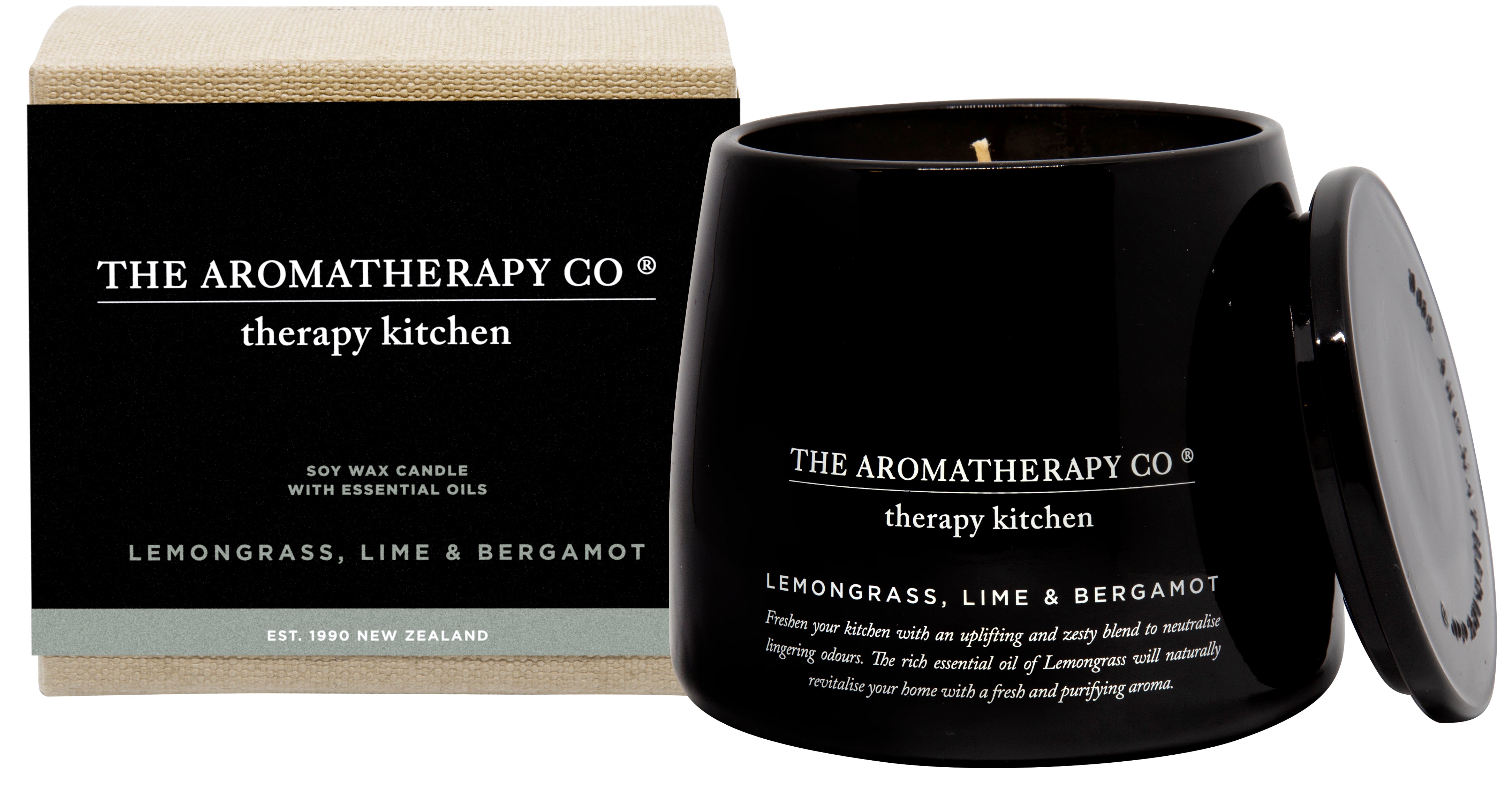 Soy wax candle duftlys - Lemongrass, LIme & Bergamot - Tilbehør - Helt Dilla AS