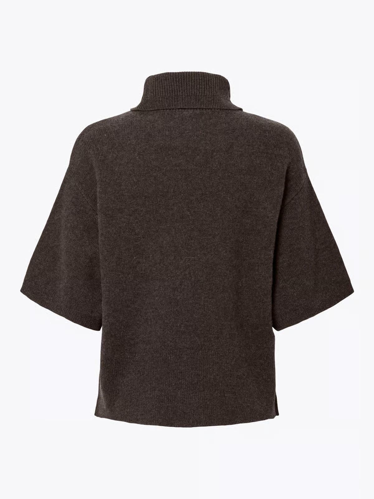 Emila 2/4 Wool Knit Pullover - Coffee Bean - Topp - Helt Dilla AS