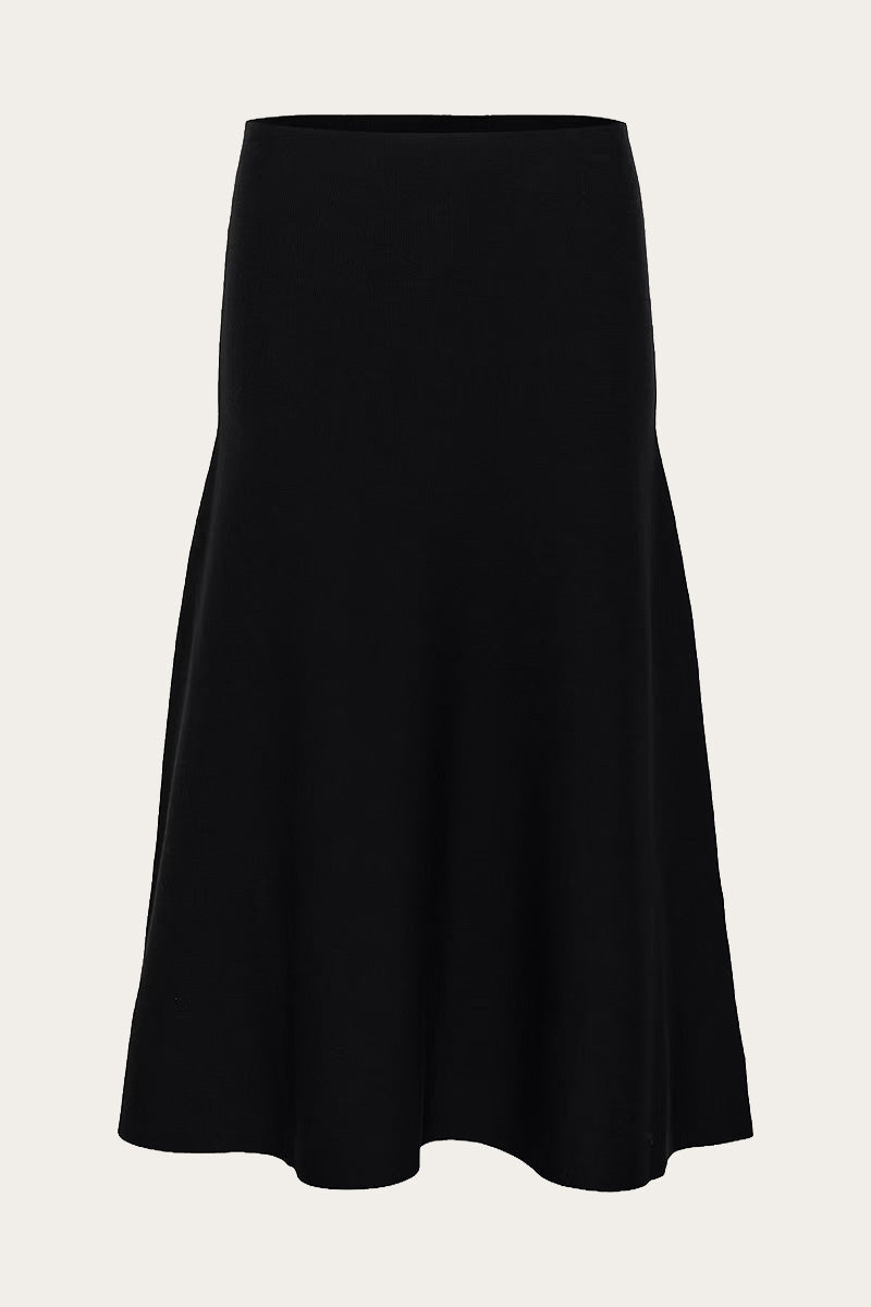 Vikesa PW Flared Skirt -  Svart - Bukser - Helt Dilla AS