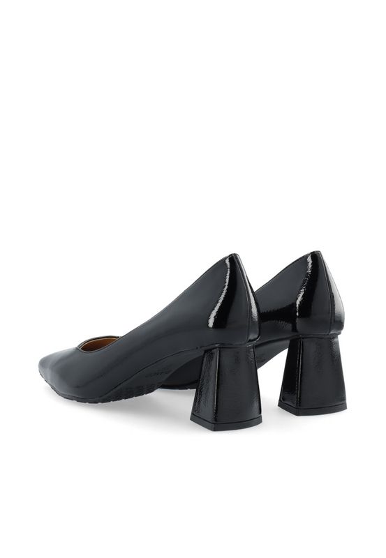 BiaMaralyn Court Shoe Faux Leather - Black Patent - Sko - Helt Dilla AS