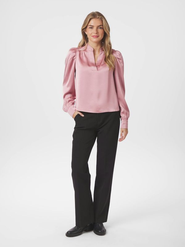 Rosslyn Heavy Sateen Blouse - Evening Rose - Bluser - Helt Dilla AS
