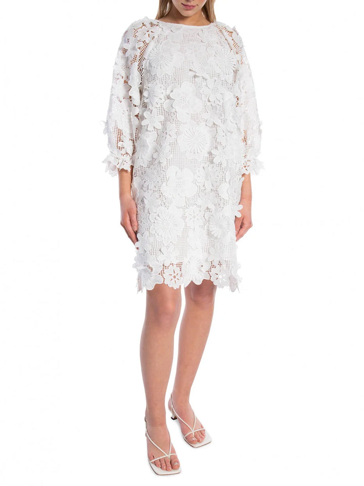 Trea 3/4 Dress - Star White