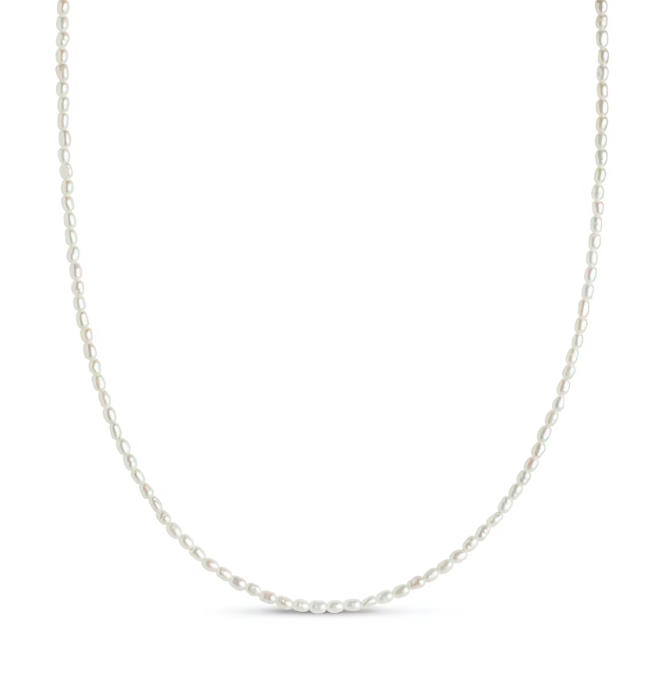 Erna necklace - pearl - Helt Dilla AS