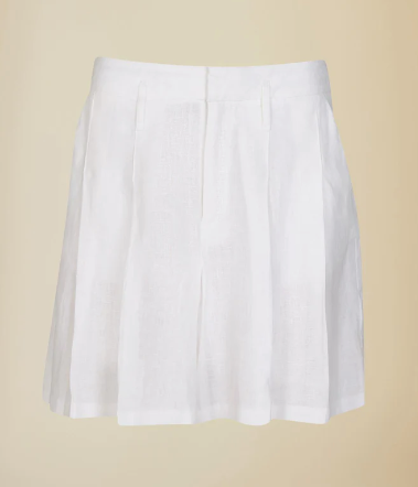 School linen Skjørt - White - Skjørt - Helt Dilla AS