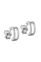 Earring Double loop sølv - Helt Dilla AS