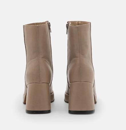 Gladys skoletter - taupe - Helt Dilla AS