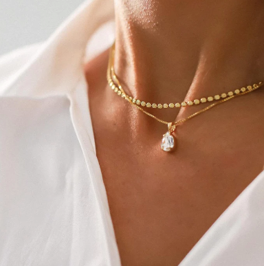 Diamond Chain necklace - gold - Helt Dilla AS