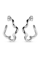Curly Hoop - Silver - Tilbehør - Helt Dilla AS