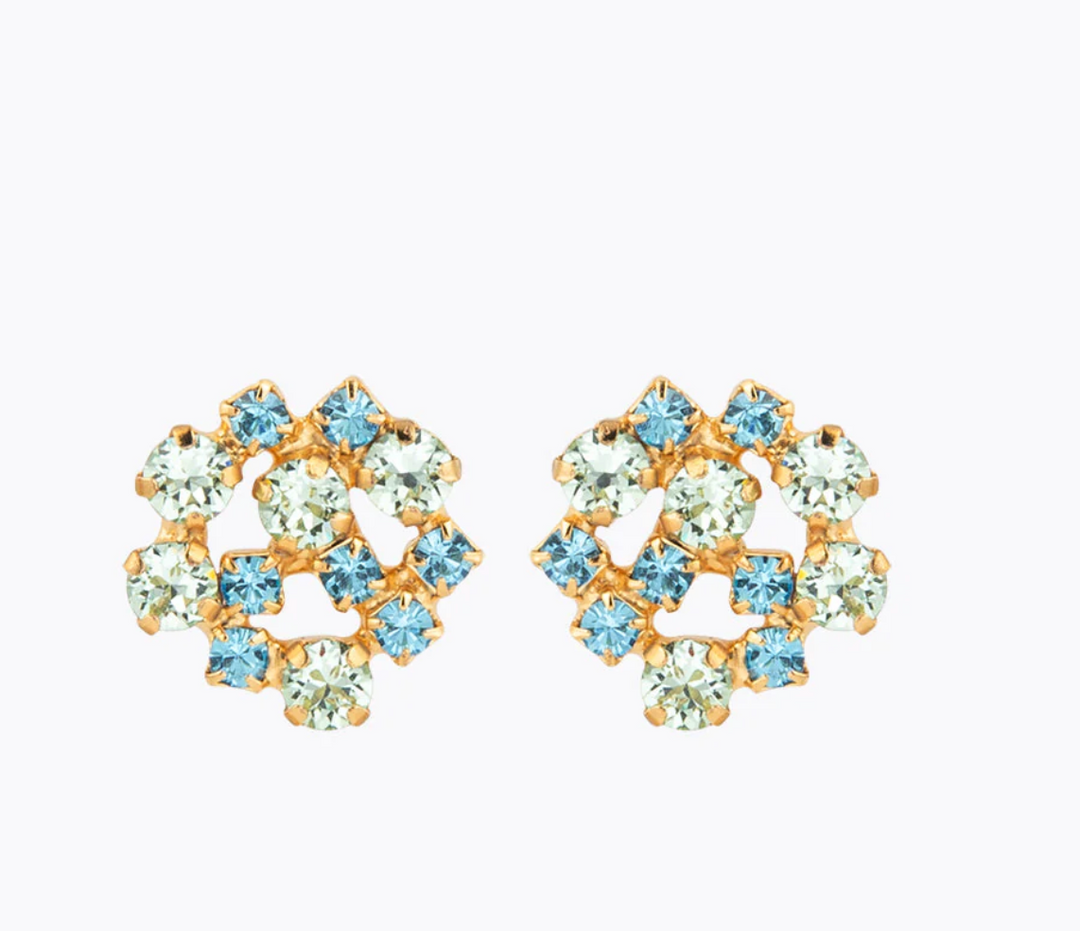 Kassandra Earrings / Blue Combo - Helt Dilla AS