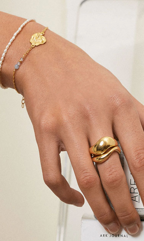 Agnete Ring - gold - Helt Dilla AS